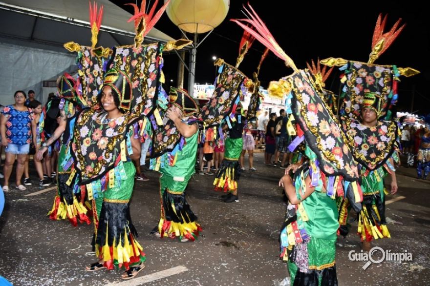 Programação de Carnaval terá desfile das escolas de samba, shows, matinês e marchinhas em Olímpia