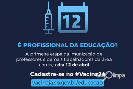 Saúde orienta profissionais da Educação sobre cadastro para vacinação