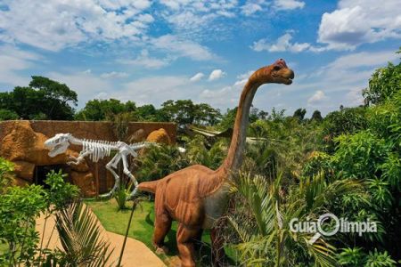 Vale dos Dinossauros Olímpia abre todos os dias nas férias de julho