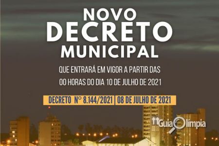 COMUNICADO | Prefeitura publica decreto com novas medidas