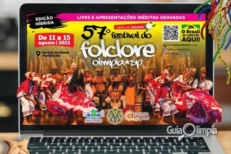 57º Festival do Folclore de Olímpia confraterniza a cultura de todo o país em transmissões online
