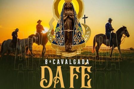 No dia 23 de Outubro, próximo domingo, acontece a 8ª Cavalgada em louvor a Nossa Senhora da Conceição Aparecida, a ‘Cavalgada da Fé’.