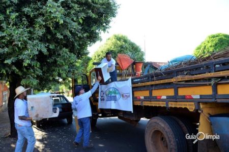 Projeto “Cidade Limpa” da TV Tem recolherá entulhos e resíduos em mais de 70 bairros de Olímpia entre 15 e 30 de maio