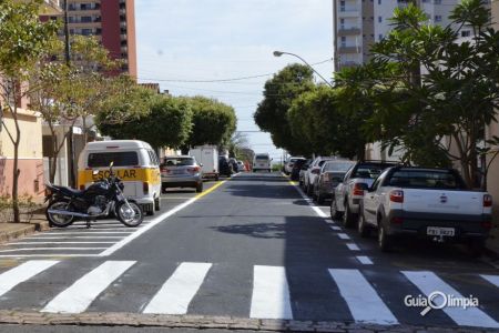 Ruas da região central recebem melhorias na sinalização de solo