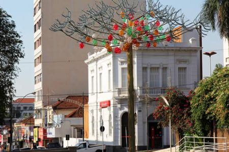 Cidade de Olímpia começa receber decoração natalina