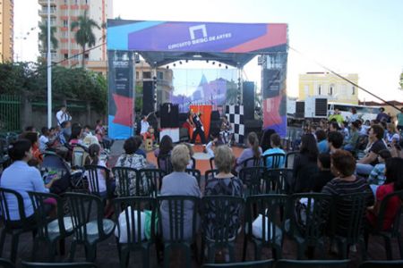 Olímpia recebeu Circuito Sesc de Artes, na Praça da Matriz