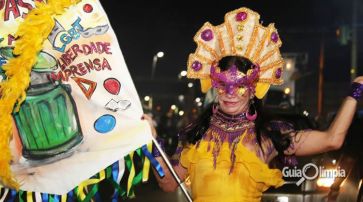 Confira imagens desfile de Carnaval de Olímpia